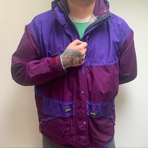 Chlorophylle Vintage Gortex Purple Jacket | XL